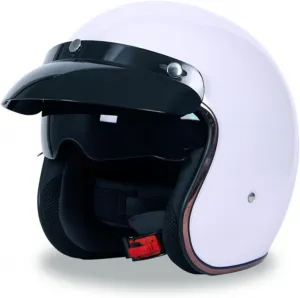 Винтажный мотоциклетный шлем открытого типа, сертифицированный по стандартам DOT/ECE, ретро-шлем 3/4 с быстросъемным и складным визором, подходит для мужчин и женщин, для езды по городу, круизеру, мопеду RYDZCLH, F