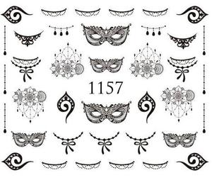 Водные наклейки для ногтей - №1157, Raisin