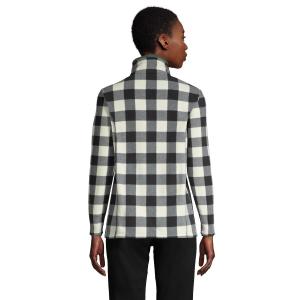 Флисовая куртка на молнии Petite Lands' End Lands' End, черный