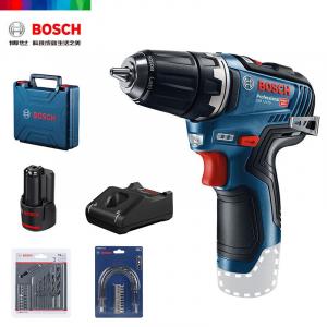 Дрель электрическая Bosch GSR 12V-35 + аккумулятор 2.0Ah, зарядное устройство, насадки