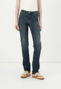 Джинсы onlwauw средней посадки, узкие. Only, Dark Blue Denim