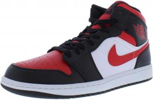 Мужские баскетбольные кроссовки Nike, Black Red Fire White