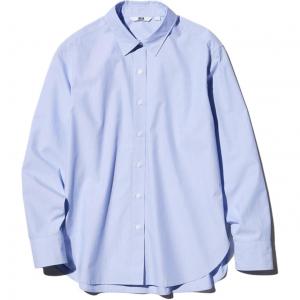 UNIQLO Женская рубашка розовая/голубая