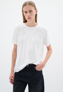 Рубашка с принтом LENOIW InWear, кремовый