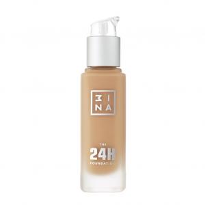 Тональный крем для лица the 24h 3Ina, nr. 645 - medium tan, объем 30 мл