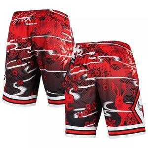 Мужские шорты Mitchell & Ness Red Chicago Bulls Lunar New Year Swingman