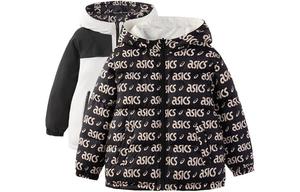 Детские пуховики/жилеты Asics, хаки