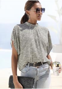 Блуза LASCANA, черный