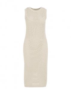 Вязаное платье WE Fashion, бежевый