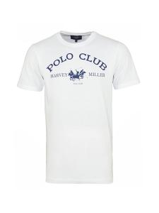 Классическая футболка HARVEY MILLER Shirt Polo Club, белый