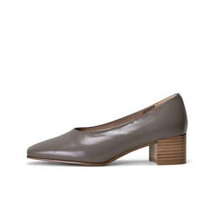 SHOEMAKER QUEEN Женские туфли на платформе с массивным каблуком - слоновая кость, цвет Elephant Gray
