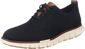 Мужские туфли Cole Haan ZG Remastered Stitchlite Oxford, черный/слоновая кость