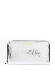 Кожаный кошелек Roberto Cavalli, серебряный