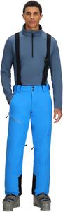 Мужские горнолыжные брюки Obermeyer Force Suspender, водонепроницаемые, дышащие, с технологией HydroBlock Pro, синие, Бали, размер S