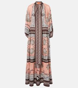 Шелковое платье макси с принтом Афина La DoubleJ, Mirage Placee