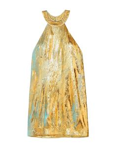 Мини-платье Halpern, золотой