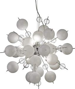 Подвесной светильник Näve, 65x150 см, прозрачный/белый/хром