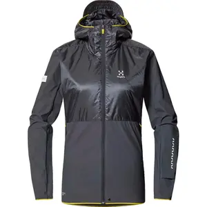 Женская куртка L.I.M Tempo Trail Mimic Hood Haglöfs, темно-серый