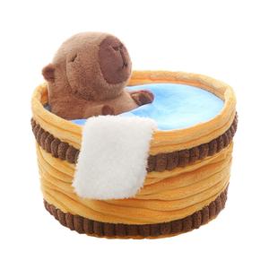 Плюшевая кукла капибара для купания высота 16 см WOWOCHENG