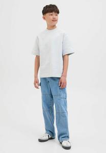 Базовая футболка GEDRUCKT Jack & Jones Junior, серый