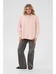 Рубашка с длинными рукавами KCvicta свободного кроя в полоску Lotus. KAFFE curve