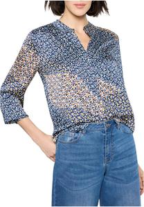 Топ NIC+ZOE Monogram Mix Top, цвет Blue Multi