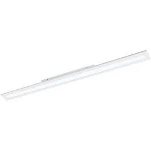 Потолочный светильник SALOBRENA-Z с LED-модулем, 1 шт., теплый белый - холодный белый, управление через приложение/голосовой помощник Alexa, ‎120x10x4,5 см, без пульта дистанционного управления Eglo, белый