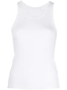 Топ с U-образным вырезом Helmut Lang, белый