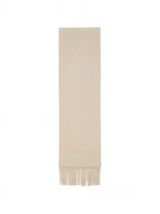 Овсяный шарф с бахромой Acne Studios, бежевый