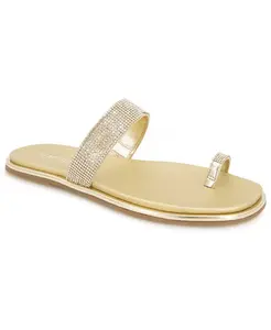 Женские сандалии Wilfred Toe Loop Flat Kenneth Cole Reaction, золотой