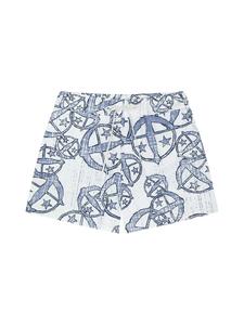 Пижамные штаны SCHIESSER  150 YEARS, синий/белый