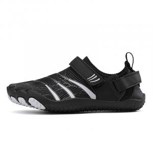 LONGDUIZHANG Унисекс треккинговые туфли для речных походов темно-синий/черный серый/розовый красный/фиолетовый зеленый/абрикосовый розовый - WY-501 черный серый[Освежающая дышащая]