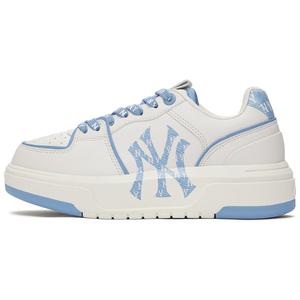 MLB Кроссовки для скейтбординга New York Yankees с противоскользящим покрытием, износостойкие, унисекс, белые, синие