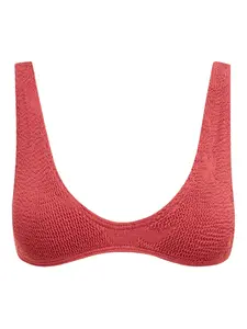 Бикини-топ с принтом пальм Bond-Eye, красный