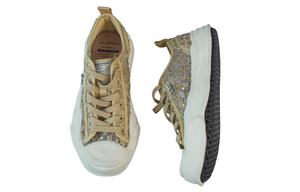 Кроссовки женские Lifestyle с низким верхом, золотистого цвета Joy&Mario