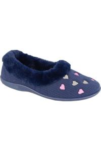 Тапочки Sleepers Daisy Hearts, темно-синий