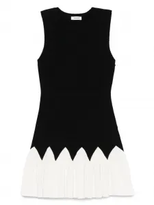 Трикотажное платье мини SANDRO, черный