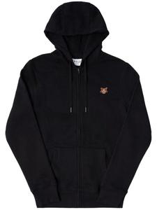 PELO FOUNDATION толстовка с капюшоном из мериносовой шерсти с заплатками-монгрелами, черный