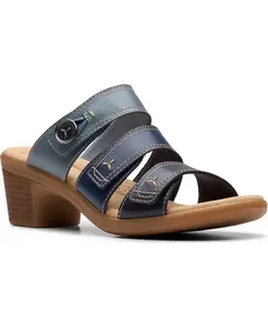 Сандалии Collection Women's Emily2 Adella Block Heel Sandals Clarks, синий