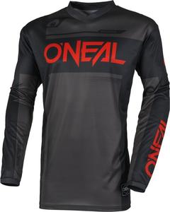 Джерси для мотокросса Oneal element racewear, Black/Grey/Red