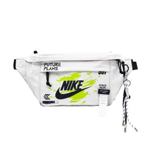 Nike Тканевый поясной рюкзак унисекс черный зеленый белый, Light Green+Pink Box