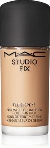 Матирующий праймер spf 15 MAC Cosmetics Mini Studio Fix Fluid SPF 15 24HR Matte Foundation + Oil Control, NW15 15 ml