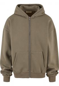 Толстовка с капюшоном на молнии Prohibited, зеленый