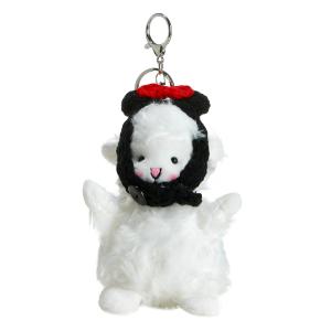 Мягкая пушистая овечка в шапках и кепках подвеска для рюкзака плюшевая кукла Bowl