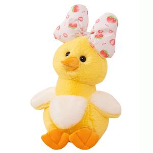 Плюшевая кукла Cute Bowknot Banana Duck высотой 25см/35см MLING, Banana Duck Bowknot Style