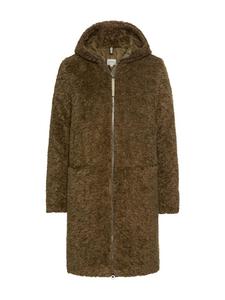 Пальто цвета темного хаки Camel Active