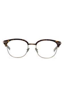 Lunor очки в оправе панто, коричневый