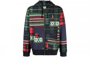 Патчворк Хлопковая Куртка с Капюшоном Polo Ralph Lauren, Мультиколор