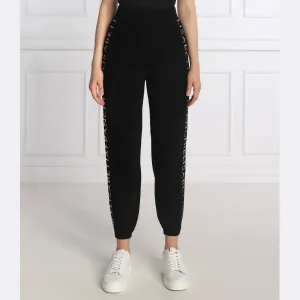 Брюки стандартного кроя с добавлением шерсти Elisabetta Franchi, черный