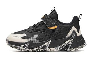 Antakids Непромокаемые утепленные полувысокие детские повседневные кроссовки Black Orange для подростков